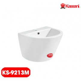 CHẬU LAVABO TREO LIỀN KHỐI KASSANI 9213M CHẬU LAVABO TREO LIỀN KHỐI KASSANI 9213M